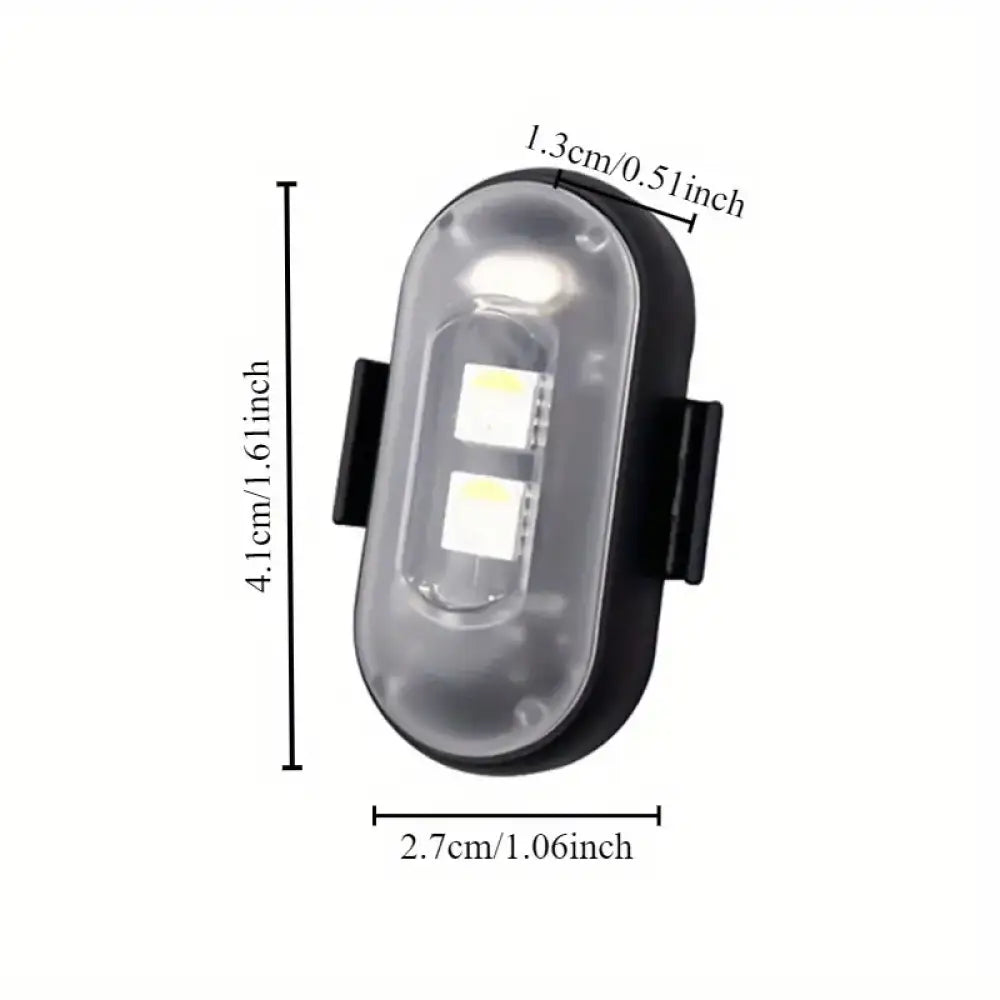 Bezprzewodowe lampki LED RGB na rzepy – USB pilot 16 kolorów