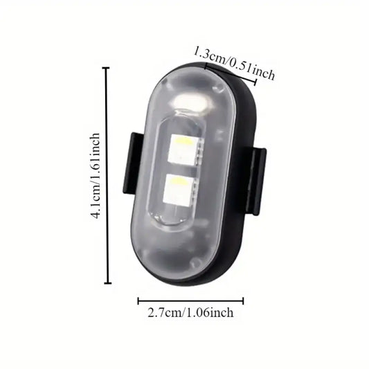 Bezprzewodowe lampki LED RGB na rzepy – USB pilot 16 kolorów